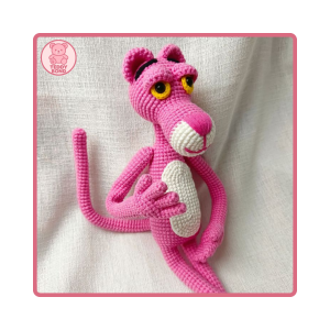 Gấu bông hoạt hình Báo Hồng